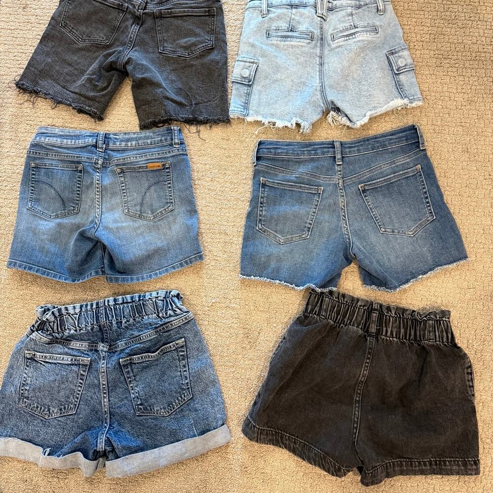 Size 12 Girl's Jean Shorts Lot Bundle - Picture 2 of 8